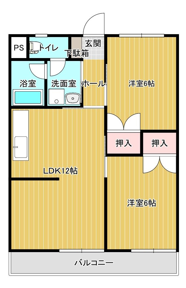 グリーンコーポ近藤【10.000円キャッシュバック対象物件】の間取り