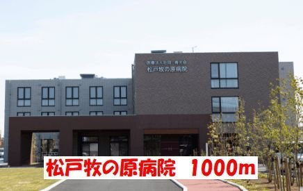 グランシャリオⅡの周辺|松戸牧の原病院まで1000m
