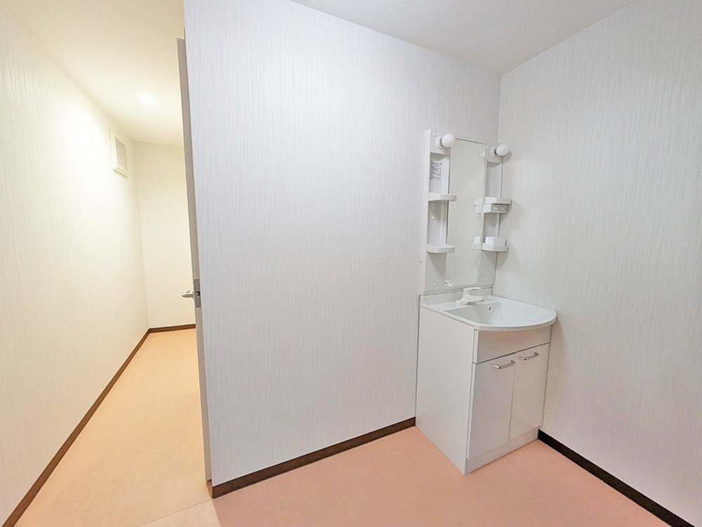 広川町事業用賃貸の洗面所