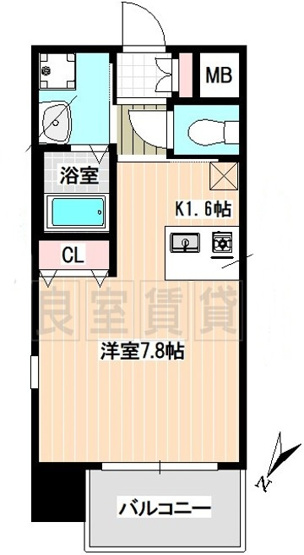 【間取り】 | プレサンス鶴舞駅前ブリリアント