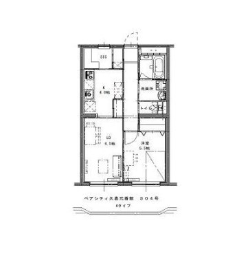 ペアシティ久喜弐番館の間取り