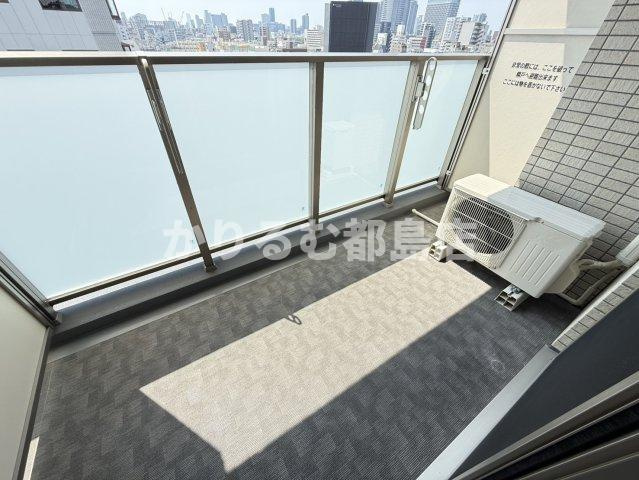 レオンコンフォート都島Ⅱのバルコニー