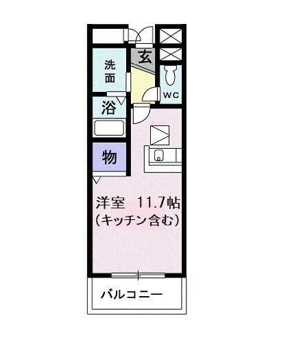 プレステージ大門の間取り