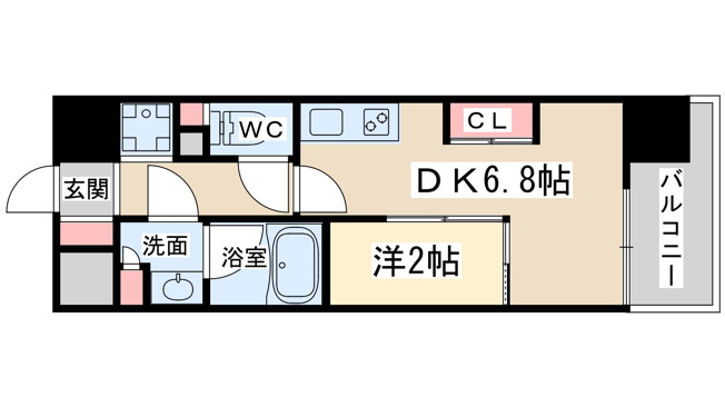 【間取り】 | コンフォリアリヴ南森町Q