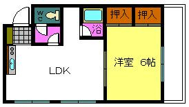 【間取り】 | プレステージフジ久米田1番館