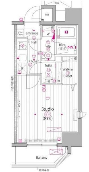 ガーラ・ヴィスタ水道橋の間取り