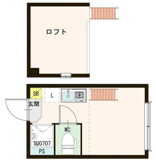 【間取り】 | Sun Bloom 中落合  | 間取りです。