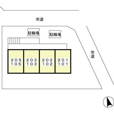 【区画図】 | アパートメントK(アパートメントケー)