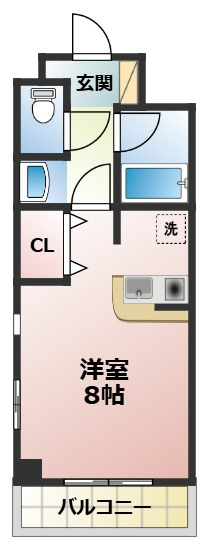 ペリエ市川Ⅰの間取り