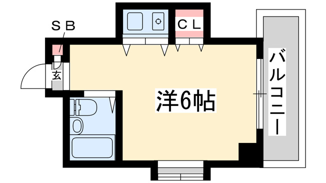 【間取り】 | ラ・セレッソ西中島