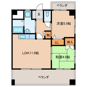【間取り】 | グラントープ道頓堀