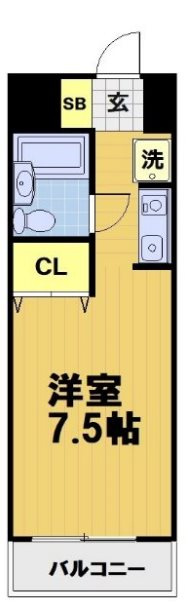 コモド長岡京の間取り