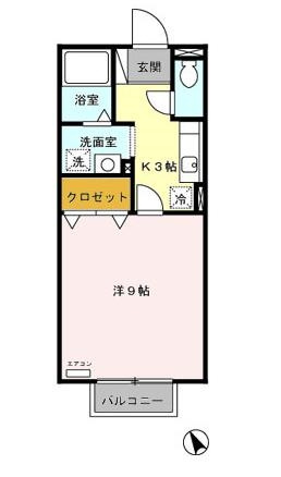 セジュールスミレの間取り