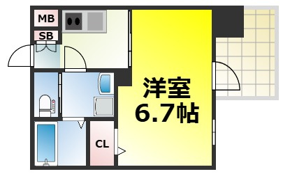 【間取り】 | ファーストフィオーレ大正リエート 仲介手数料無料