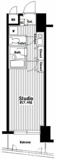 【間取り】 | ガラ・ステージ目白