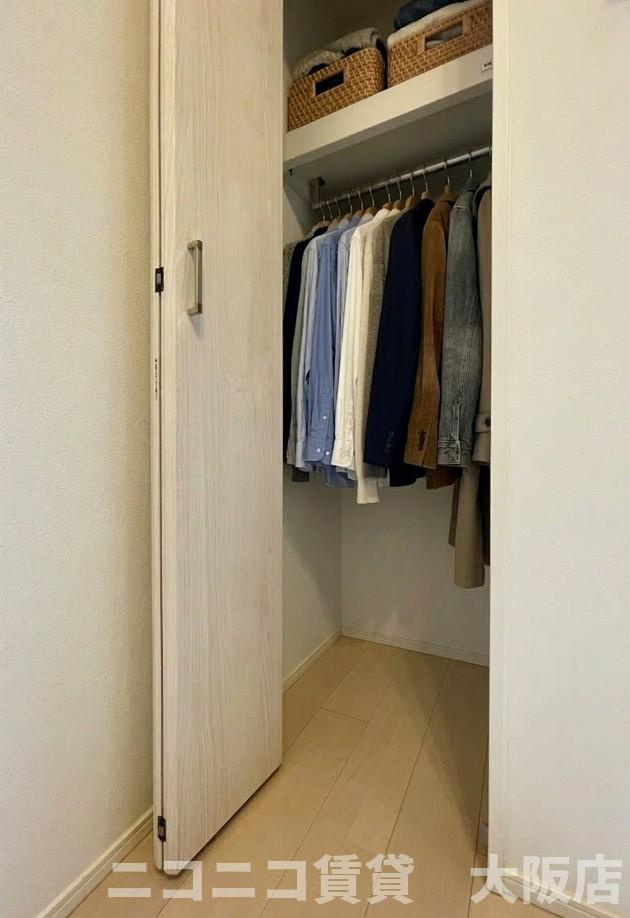 守口市梅園町のアパートの収納|CG画像です。家具家電付きではありません