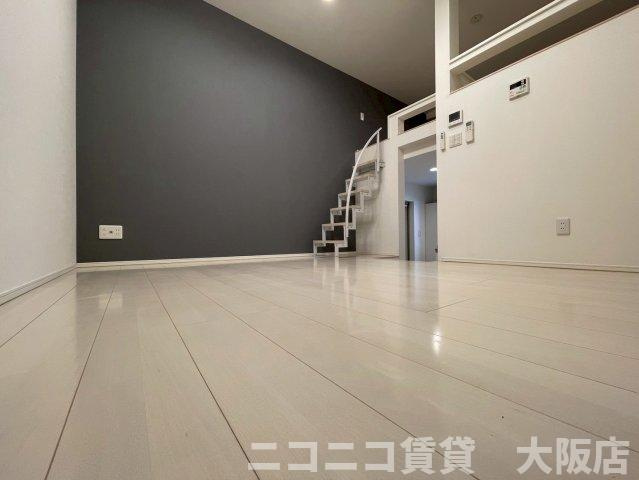 守口市梅園町のアパートの居間・リビング|CG画像です。家具家電付きではありません