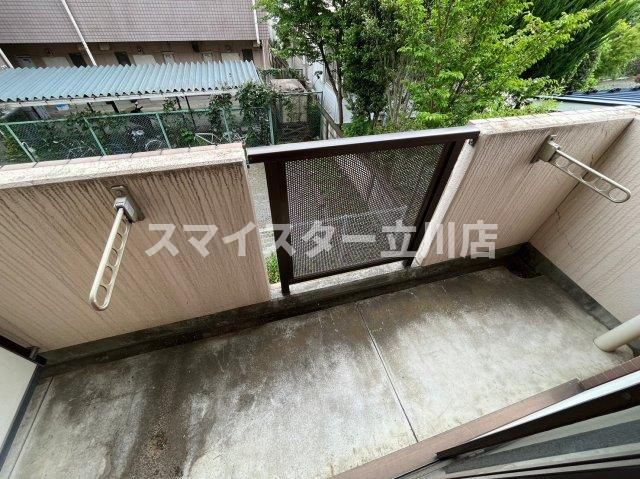 ソナーレ立川のバルコニー