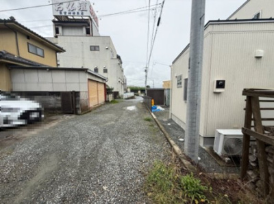 【前面道路含む現地写真】 | 笛吹市石和町下平井　伝統工法　ワンルーム