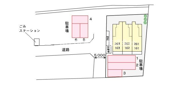 セントラル　シャドウの区画図