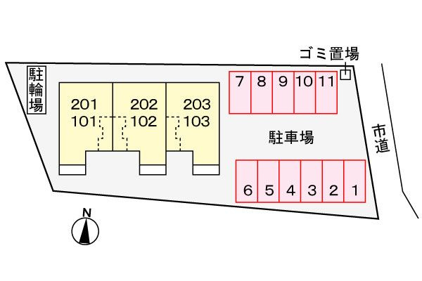 ブローテの駐車場