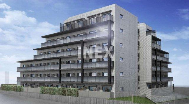 横浜市保土ケ谷区西谷３丁目の賃貸マンションの外観パース