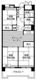 ビレッジハウス品川八潮タワー１号棟の間取り