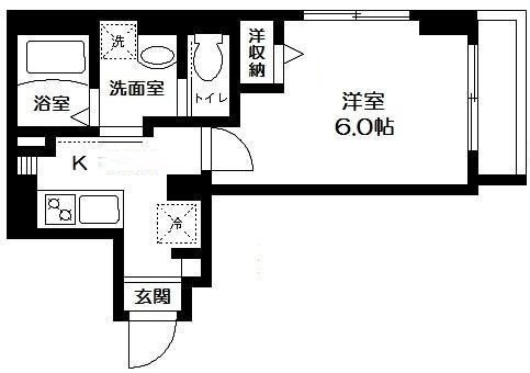 ジプソフィリアの間取り|間取りです。