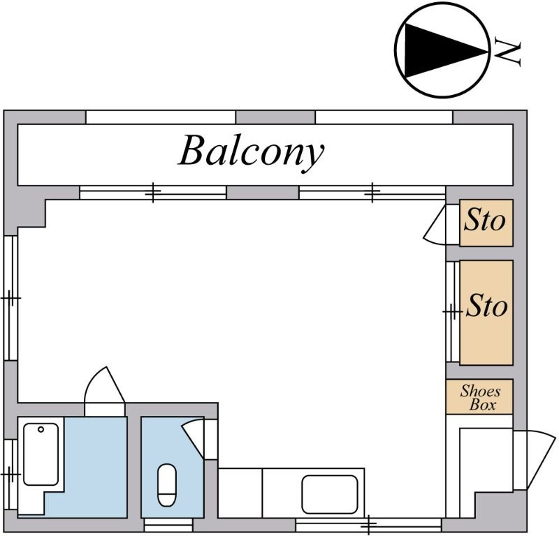 パレス町屋の間取り
