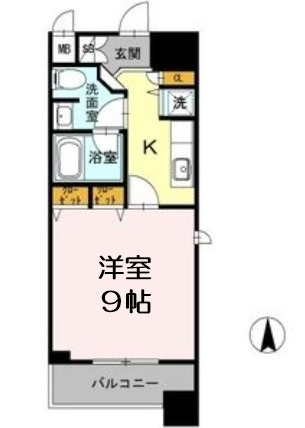 【間取り】 | カスタリア堺筋本町