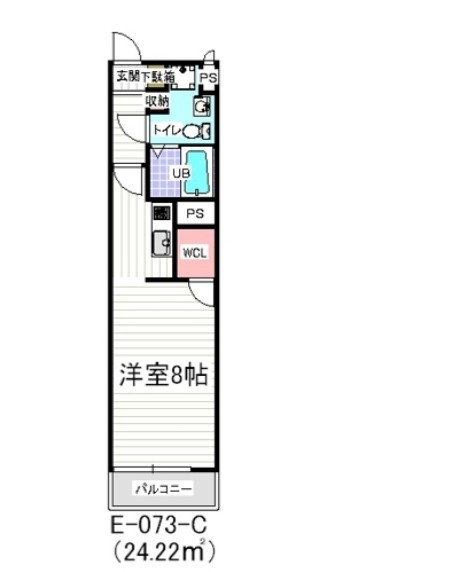 ルームス市川の間取り