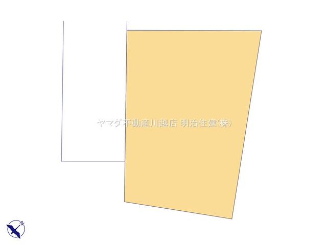  川越市大字砂新田の区画図
