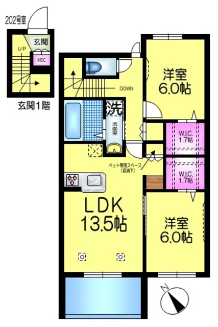 ガーデンヒルズ稲毛柏台Bの間取り|★間取り★