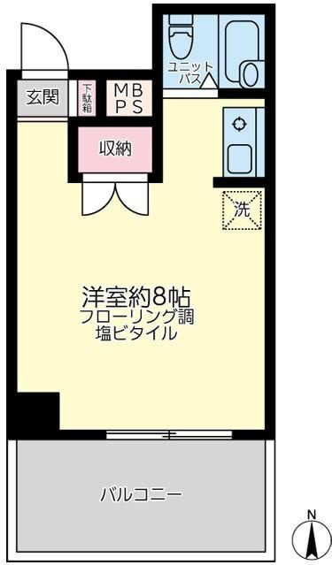 陽輪台みかみビルの間取り