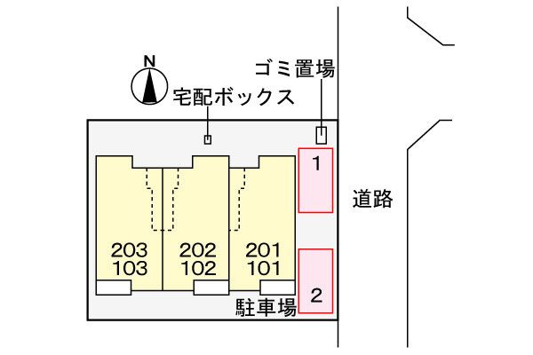 アバンツァートの区画図