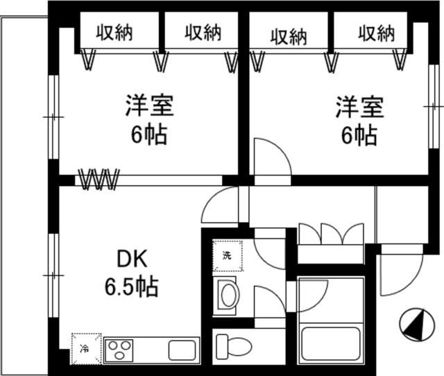 フレグランスの間取り