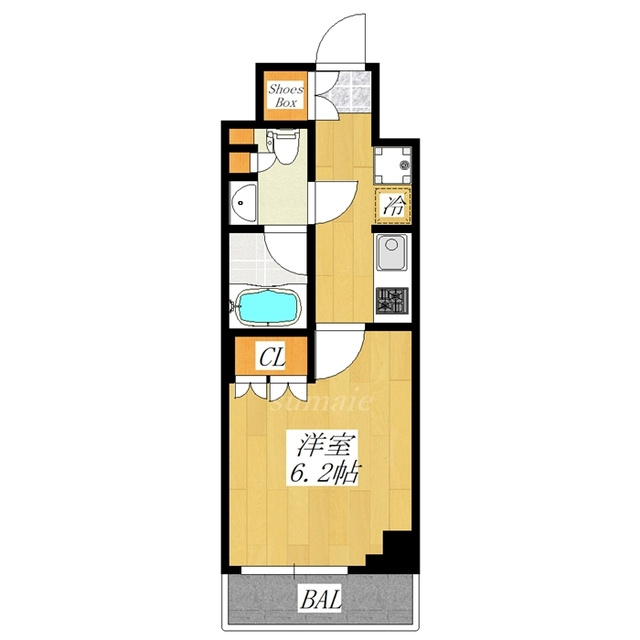 パークアクシス赤羽南の間取り|北東向きのお部屋です☆