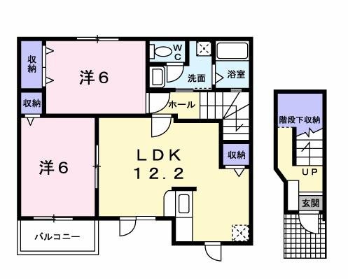 パルテール　Ｂの間取り
