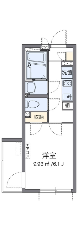 クレイノゆうり の間取り