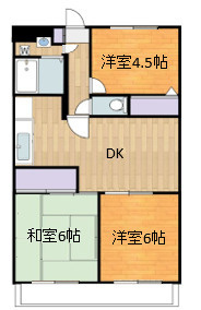 ベルメゾン欅の間取り