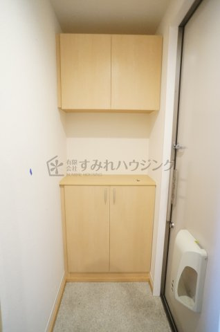 サカセ川ハイツＡの玄関