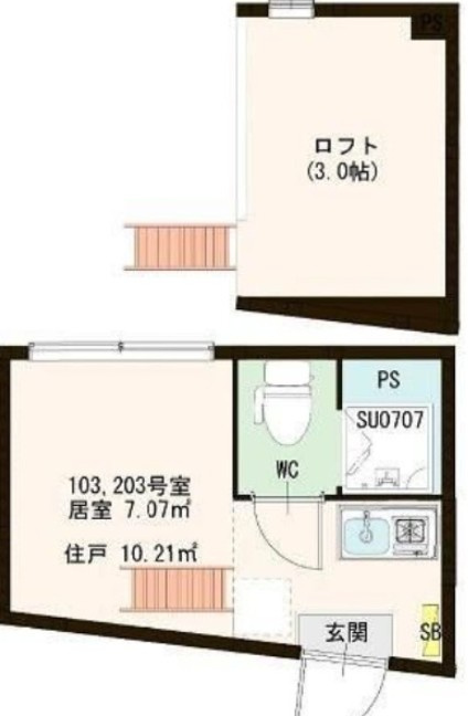 アヴァンド千川の間取り
