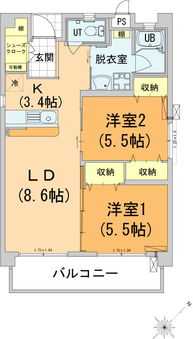 View Terrace・n・sの区画図