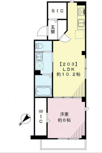 キューブ永福町の間取り