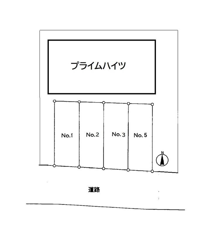 プライムハイツの区画図