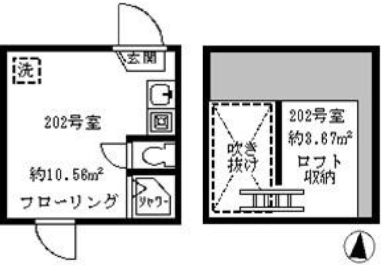 ソフィアテンポ(家具付き)の間取り