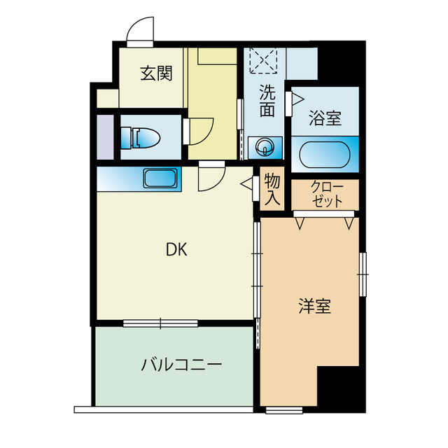 モダンパラッツォ九大医学部前の間取り