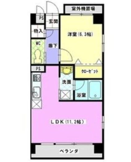 【間取り】 | レージュ桜山