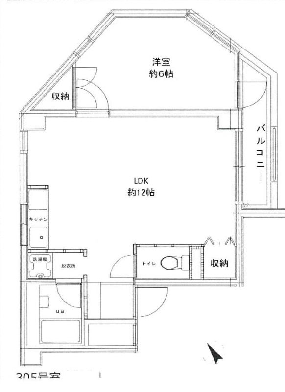 カーサケイワイＮｏ．２の間取り