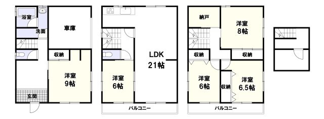 淀の原町の間取り
